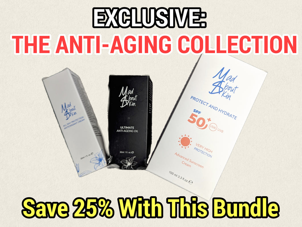 Anti-Aging Collection (Save 25%) - Retinal Oil, Sunscreen and Antioxidant