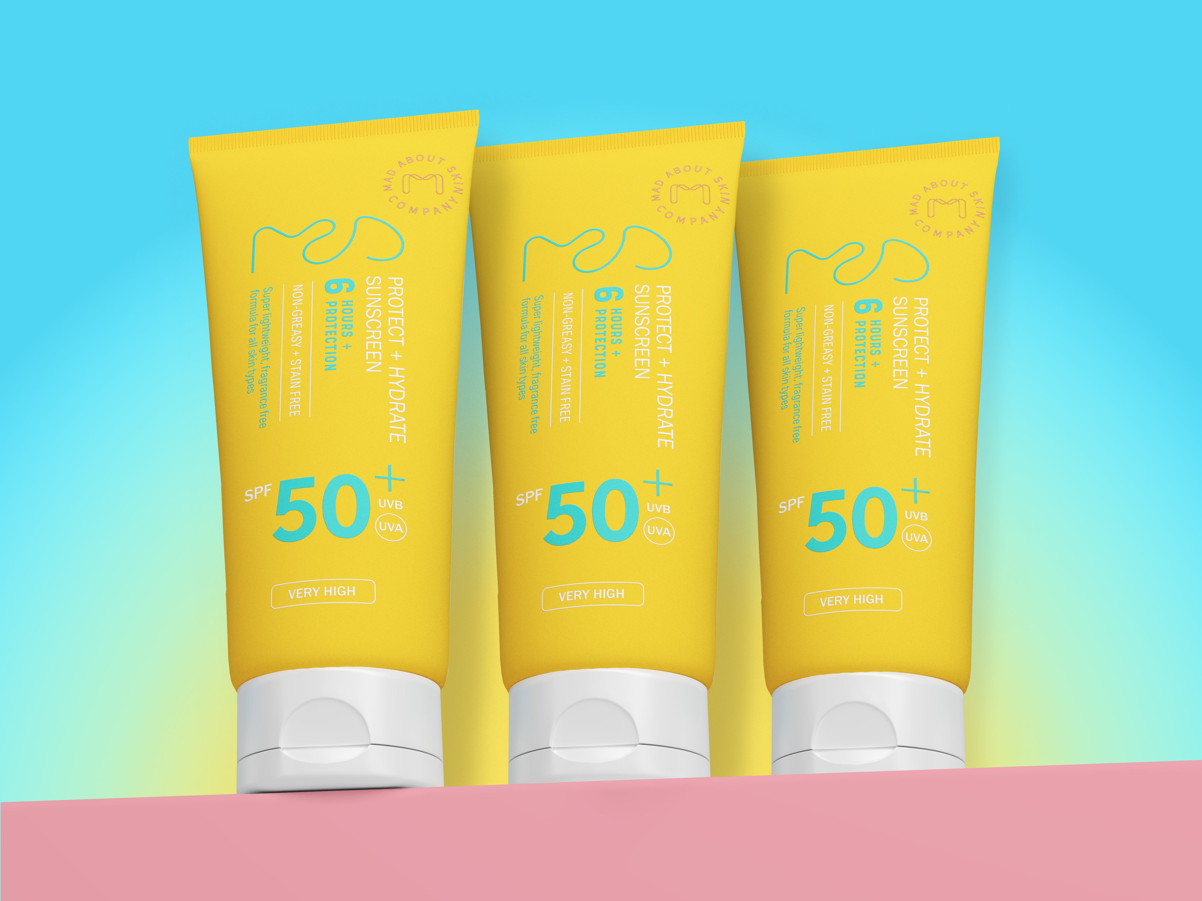 50+ Sunscreen Trio. Mad about skin